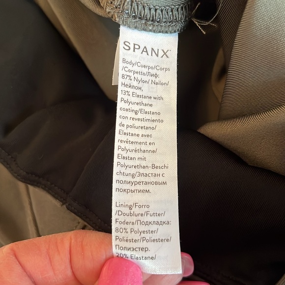 Spanx Faux Leather Moto Leggings - Picture 7 of 7